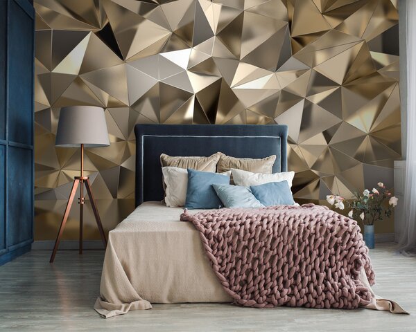 Fototapet Model geometric texturat în tonuri neutre, Fototapet 3D, Fototapet populare, u93417 - Tapeko.ro