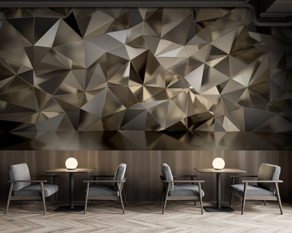Fototapet Model geometric texturat în tonuri neutre, Fototapet 3D, Fototapet populare, u93417 - Tapeko.ro