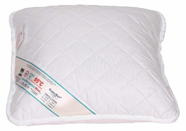 Set 2 perne 50x70 cm si 2 perne 40x40 cm HypoallergenicMed Somnart, microfibra matlasata