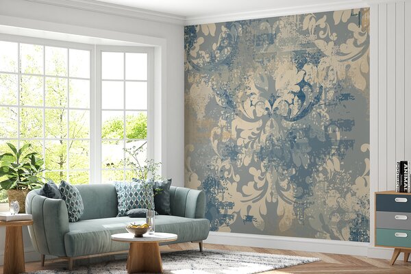 Fototapet Design elegant cu model floral de epocă, Fototapet textură, Fototapet populare, u93581 - Tapeko.ro