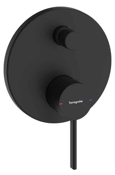 Baterie cadă-duș Hansgrohe Zesis S, montaj încastrat, negru mat