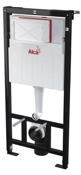 Set complet vas WC suspendat Fluminia, Dino Tornado Alb, cu rezervor Alca si clapeta alba