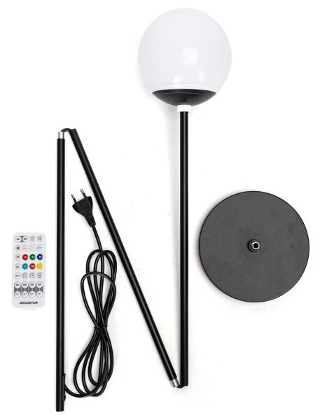 Aigostar - Lampă de podea MESH LED RGBW, 8W, 230V, cu telecomandă