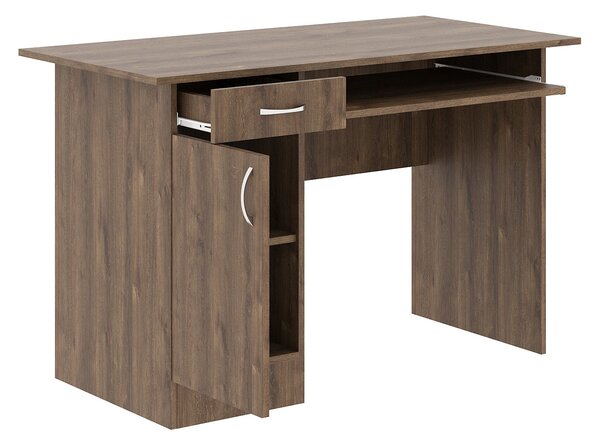 Birou haaus Togo, 1 Sertar, O Usa, Stejar Bronz, 110 x 60 x 75 cm
