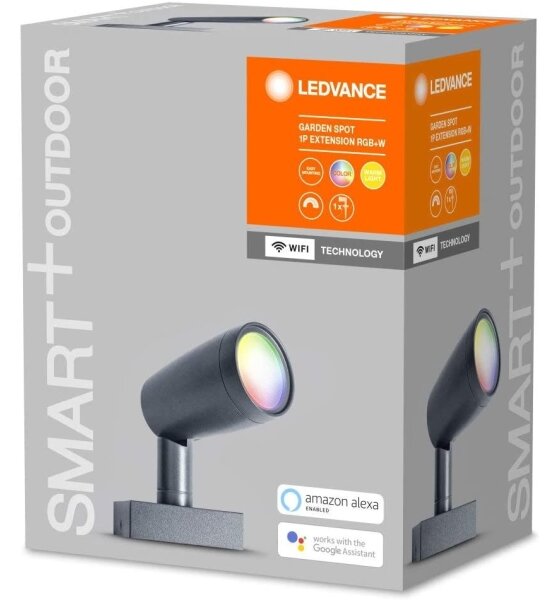 Lampă LED RGBW de exterior SMART + SPOT LED/4,5W/230V IP65 Wi-Fi Ledvance