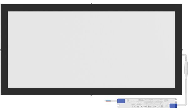 Mexen Brill-S, panou LED de tavan 60×30 cm, 24 W, alb neutru 4000K, L207-060-030-2440-70