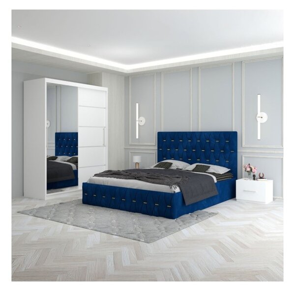 Dormitor Eric Albastru 160x200