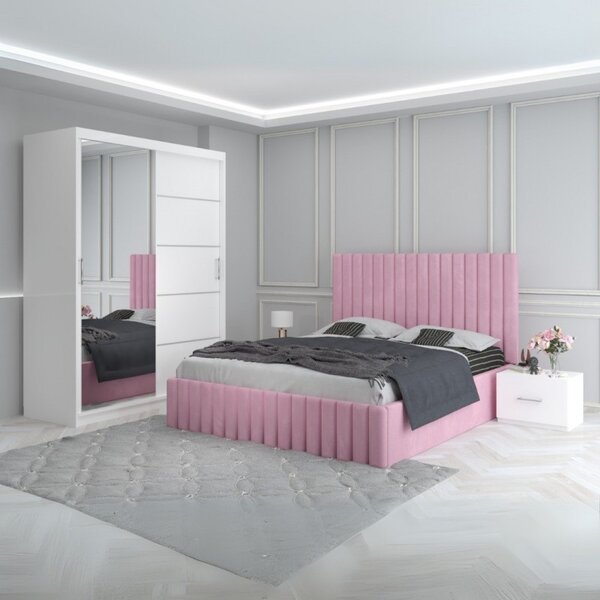 Dormitor Luca Roz 160x200