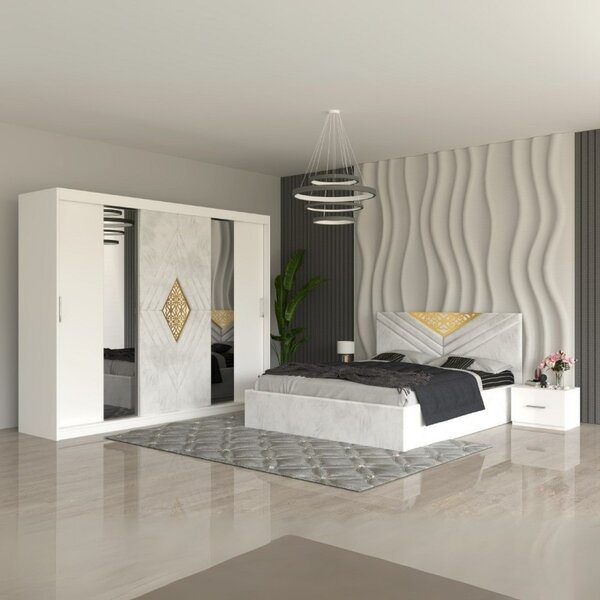 Dormitor Imperial Alb 160x200