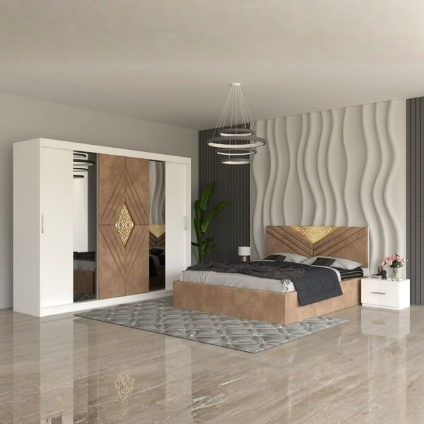 Dormitor Imperial Crem 160x200