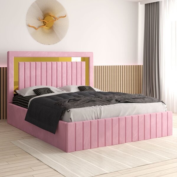 Pat Tapitat Ianis Roz+ Saltea Lux Ortopedica 160x200
