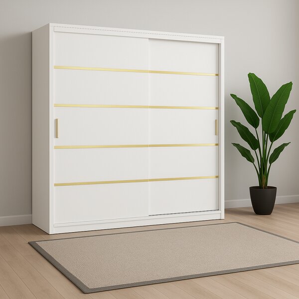 Dulap OTTO Alb 220cm - Fara Oglinda