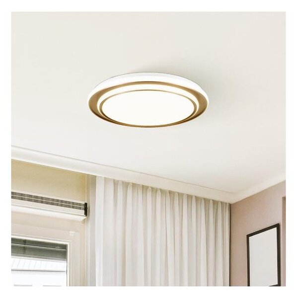 Eglo 902045 - Plafonieră LED MOSCHELLA, 36W/230V, diametru 49 cm, auriu