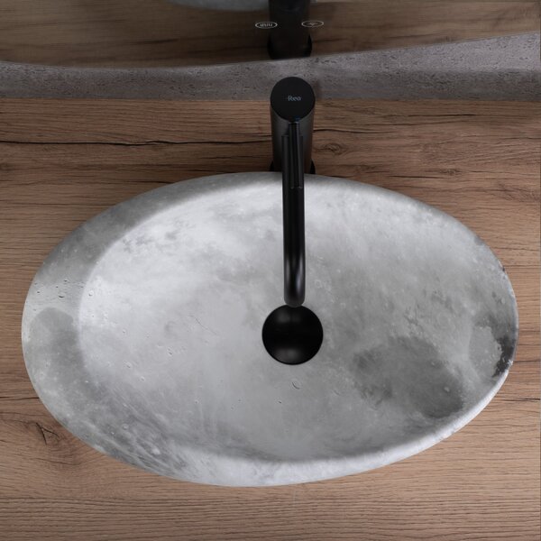 Lavoar pentru blat Rea Roxy C Stone L.GREY