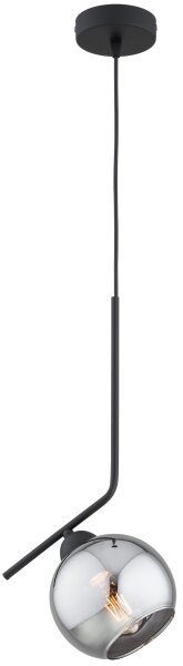 Brilagi - Pendul pe cablu DIOR 1xE27/60W/230V negru/gri fumuriu