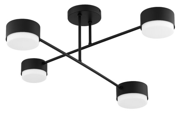 Brilagi - Plafonieră aplicată MONO 4x GX53/12W/230V negru