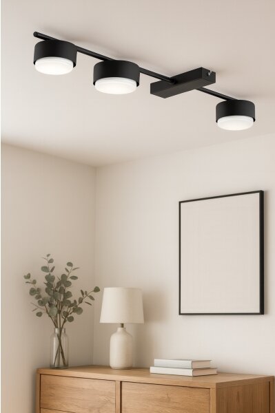 Brilagi - Corp de iluminat cu MONO 3x GX53/12W/230V, negru