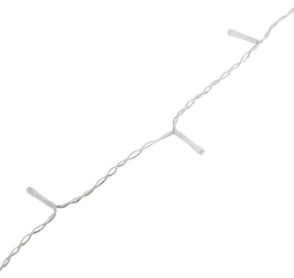 Aigostar - Ghirlandă LED de exterior pentru Crăciun, 300 LED / 8 funcții, alimentare 3xAA, 18 x 0,6 m, IP44, alb cald