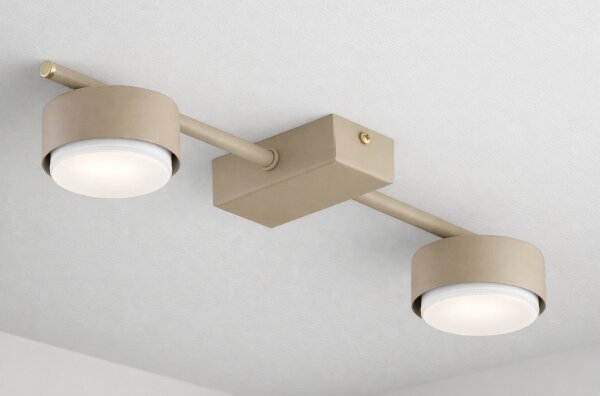 Brilagi - Spot LED MONO 2xGX53/13W/230V bej