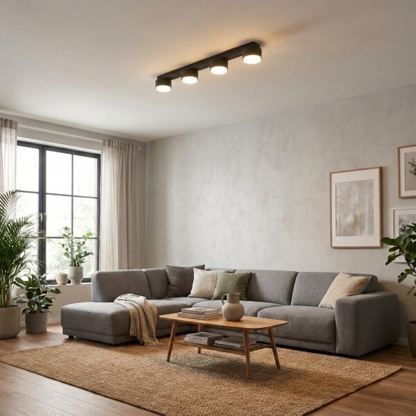 Brilagi - Spot LED MONO 4xGX53/13W/230V negru