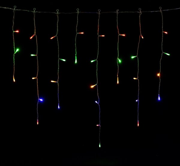 Aigostar - Ghirlandă LED de exterior pentru Crăciun, 300xLED/8 moduri, 3xAA, 18x06m, IP44, multicolor