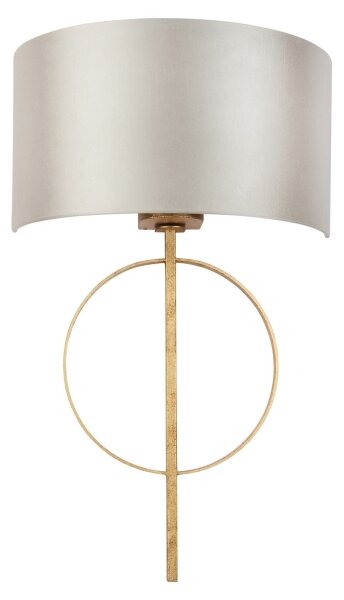 Endon 95210 - Lampă de perete 1xE27/10W/230V gri/alamă