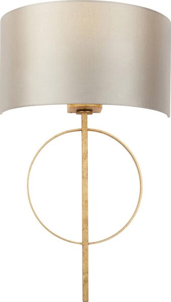 Endon 95210 - Lampă de perete 1xE27/10W/230V gri/alamă