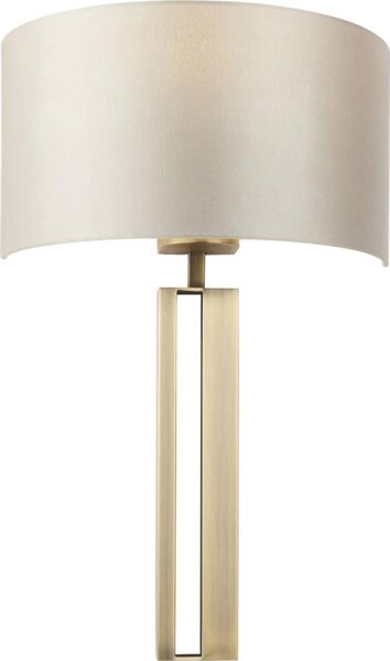 Lampă de perete Endon 95452, 1xE27/10W/230V, bej/auriu
