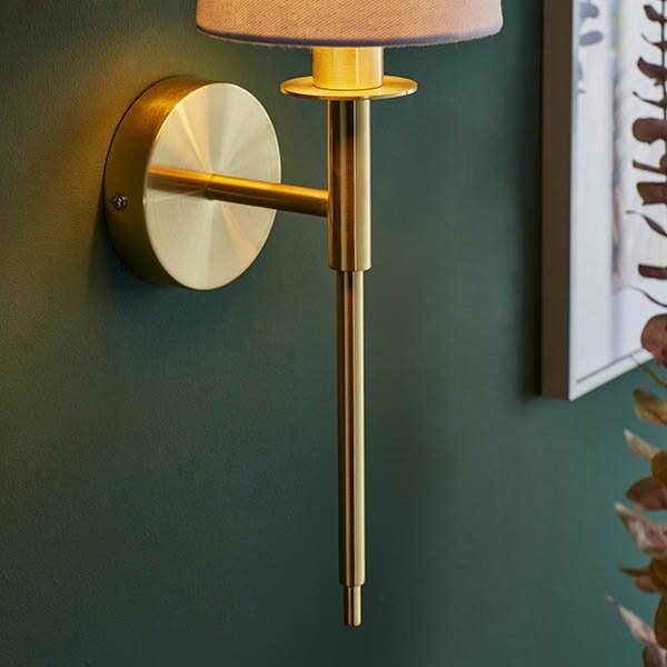Endon 92955 - Lampă de perete 1xE14/6W/230V alb/auriu