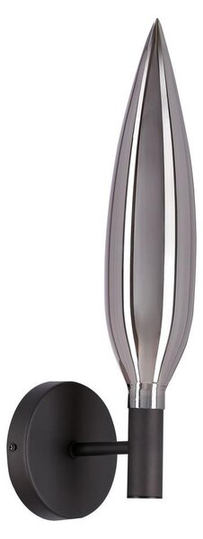 Lampă de perete NORDIC 1xG9/5W/230V negru/gri fumuriu