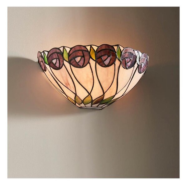 Endon 64178 - Aplică de perete Tiffany HUTCHINSON 1xE14/40W/230V