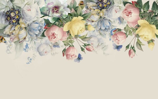 Tapet Buchet floral delicat, Fototapet Flori, u39845 : Uwalls.ro
