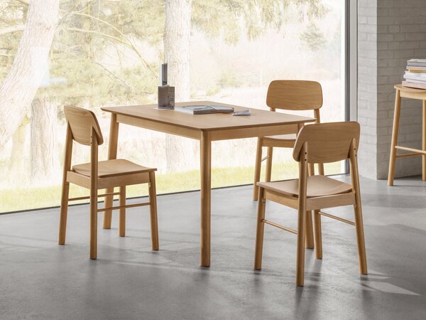 MAZZONI EXPORT ZARION Stejar Natural - SCAUN DE LEMN PENTRU BUCĂTĂRIE SALON RESTAURANT
