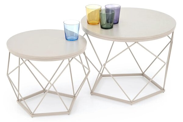 Set 2 masute cafea CIELO, casmir