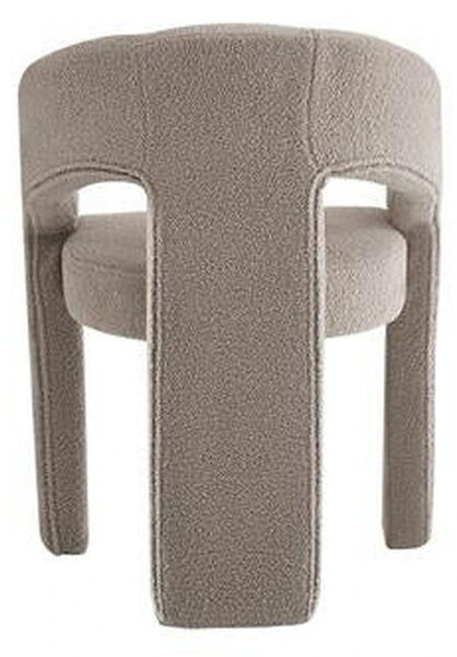 Scaun K612, stofa buclata bej, 56x54x76 cm