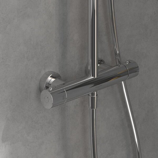 Coloană de duș cu termostat ,Villeroy & Boch Verve Showers, 3 funcții, crom