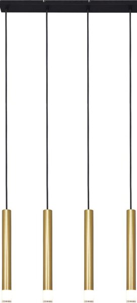 Zuma Line P241125804GD - Lustră suspendată pe cablu VELIC, 4 x soclu G9, 5 W, 230 V, auriu