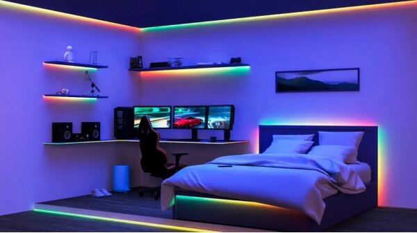 WiZ - Bandă LED RGBIC dimabilă 4m LED/10,2W/5V 2700-6500K Wi-Fi