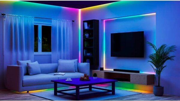 WiZ - Bandă LED RGBIC dimabilă 4m LED/10,2W/5V 2700-6500K Wi-Fi