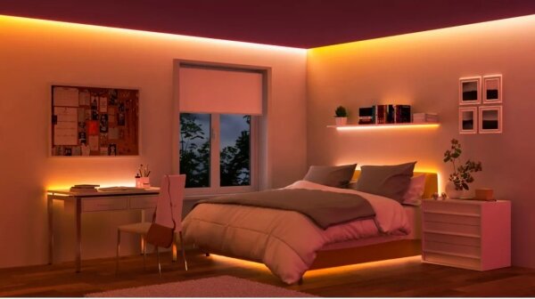 WiZ - Bandă LED RGBIC dimabilă 4m LED/10,2W/5V 2700-6500K Wi-Fi