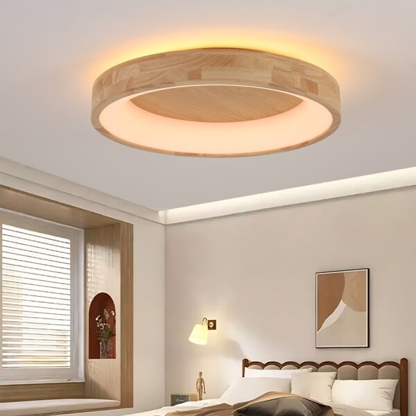 Plafonieră Brilagi-LED FALCON WOOD LED/40W/230V 3000/4000/6000K 60 cm lemn