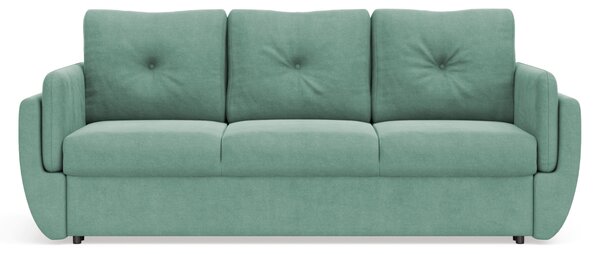 Canapea Extensibilă 3 locuri BLUES, 224x82x90 cm, Menta-Enjoy