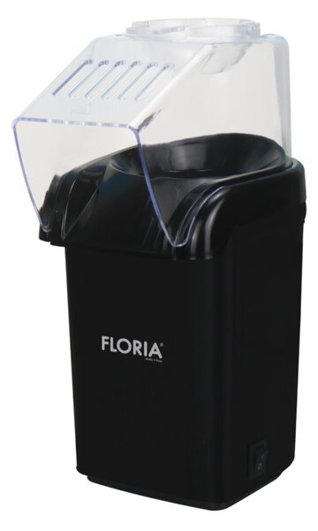 Aparat pentru facut popcorn Floria ZLN9045, BPA FREE, capacitate 60 de grame, 1200W, Negru