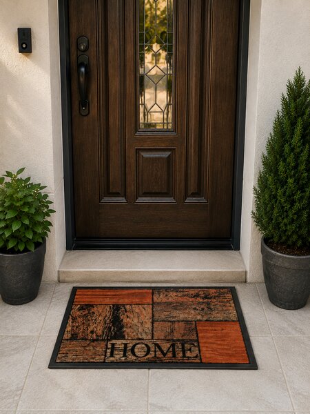 Covoras intrare, Model Patio Home 670 001, Dimensiunea 40 x 60 cm, Multicolor