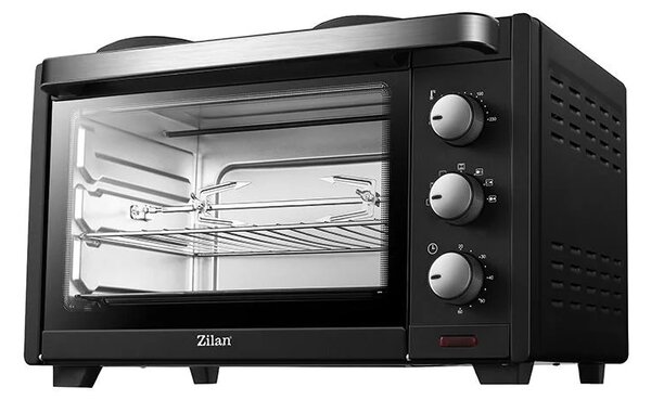 Cuptor electric Zilan ZLN0997 YUSUF, 1600 W, 28 Litri, Temperatura Reglabila, Negru