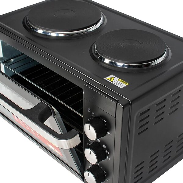 Cuptor electric Zilan ZLN0997 YUSUF, 1600 W, 28 Litri, Temperatura Reglabila, Negru