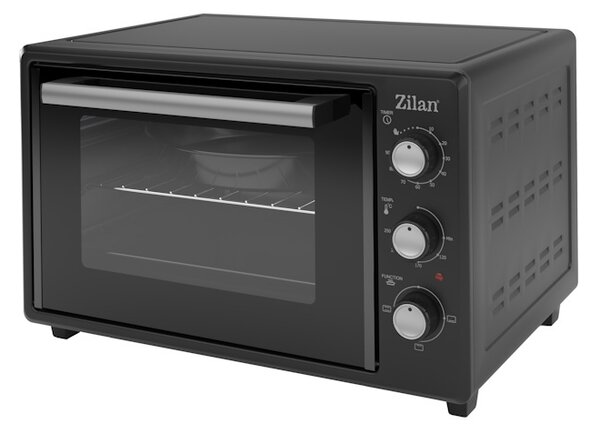 Cuptor electric Zilan ZLN8887 Negru, capacitate 35 litri, temperatura reglabila, putere 1800W