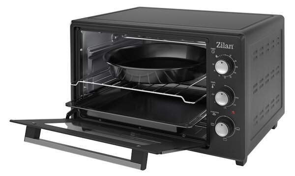 Cuptor electric Zilan ZLN8887 Negru, capacitate 35 litri, temperatura reglabila, putere 1800W