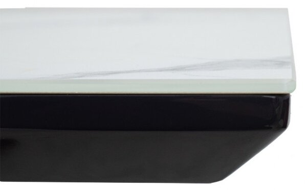Masa Palan Extensibila Negru - Alb Gri 200x80x77 cm