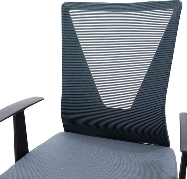 Scaun Birou Ghost Negru - Gri